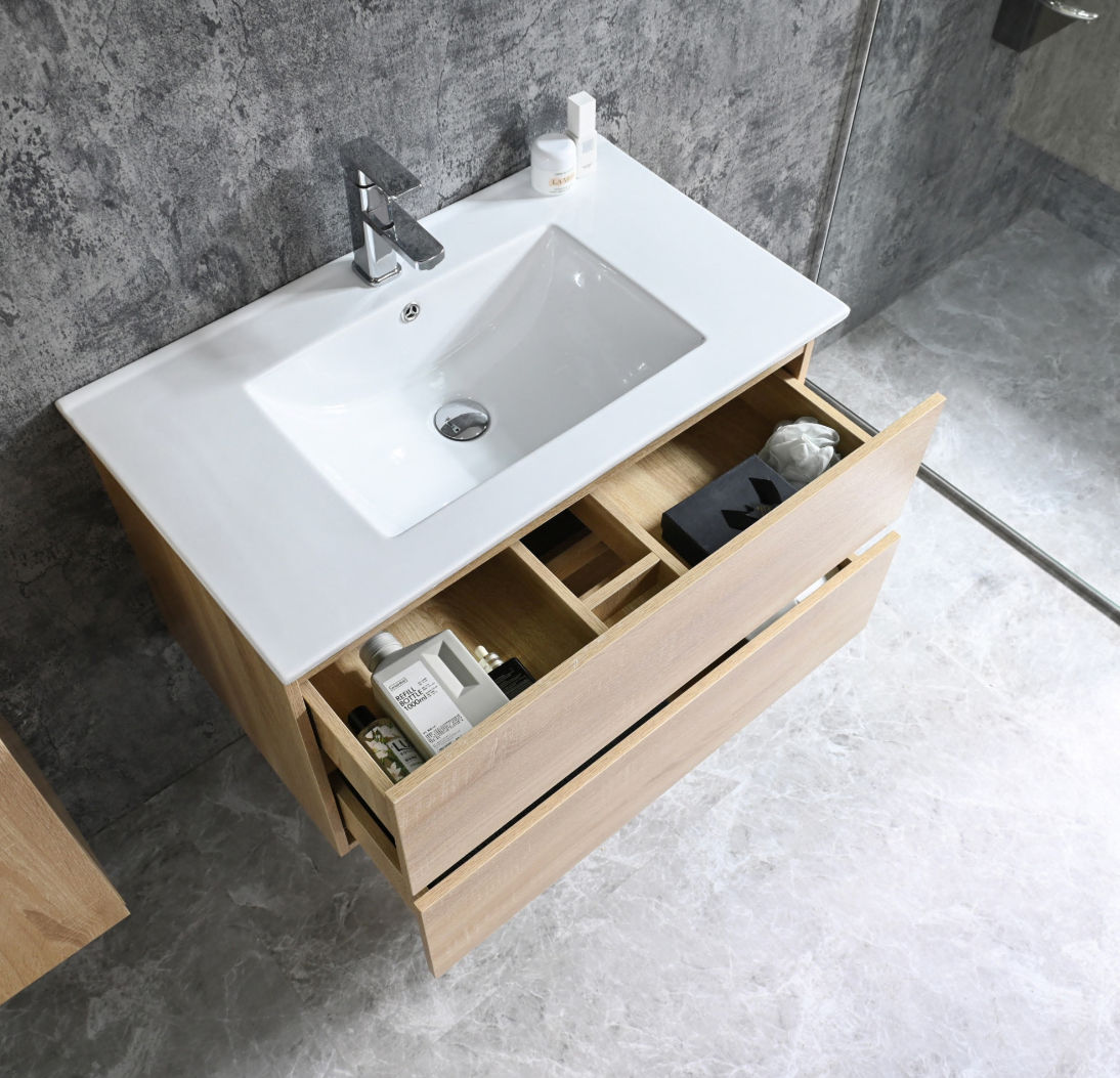 MUEBLE DE BAÑO CORBO 80 MARRÓN