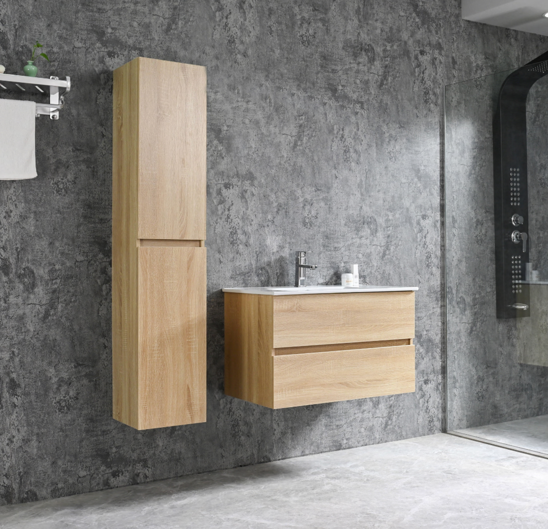 MUEBLE DE BAÑO CORBO 80 MARRÓN