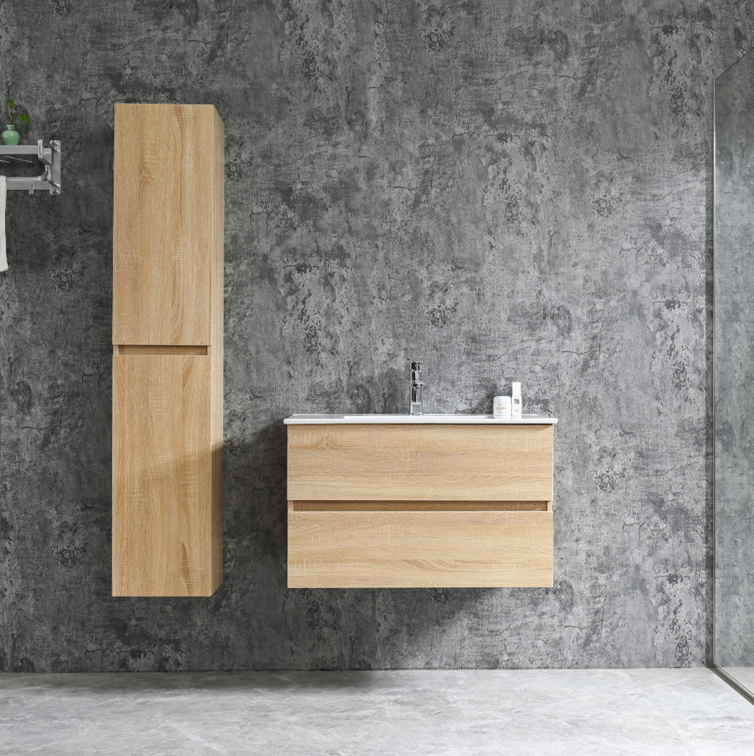 MUEBLE DE BAÑO CORBO 80 MARRÓN
