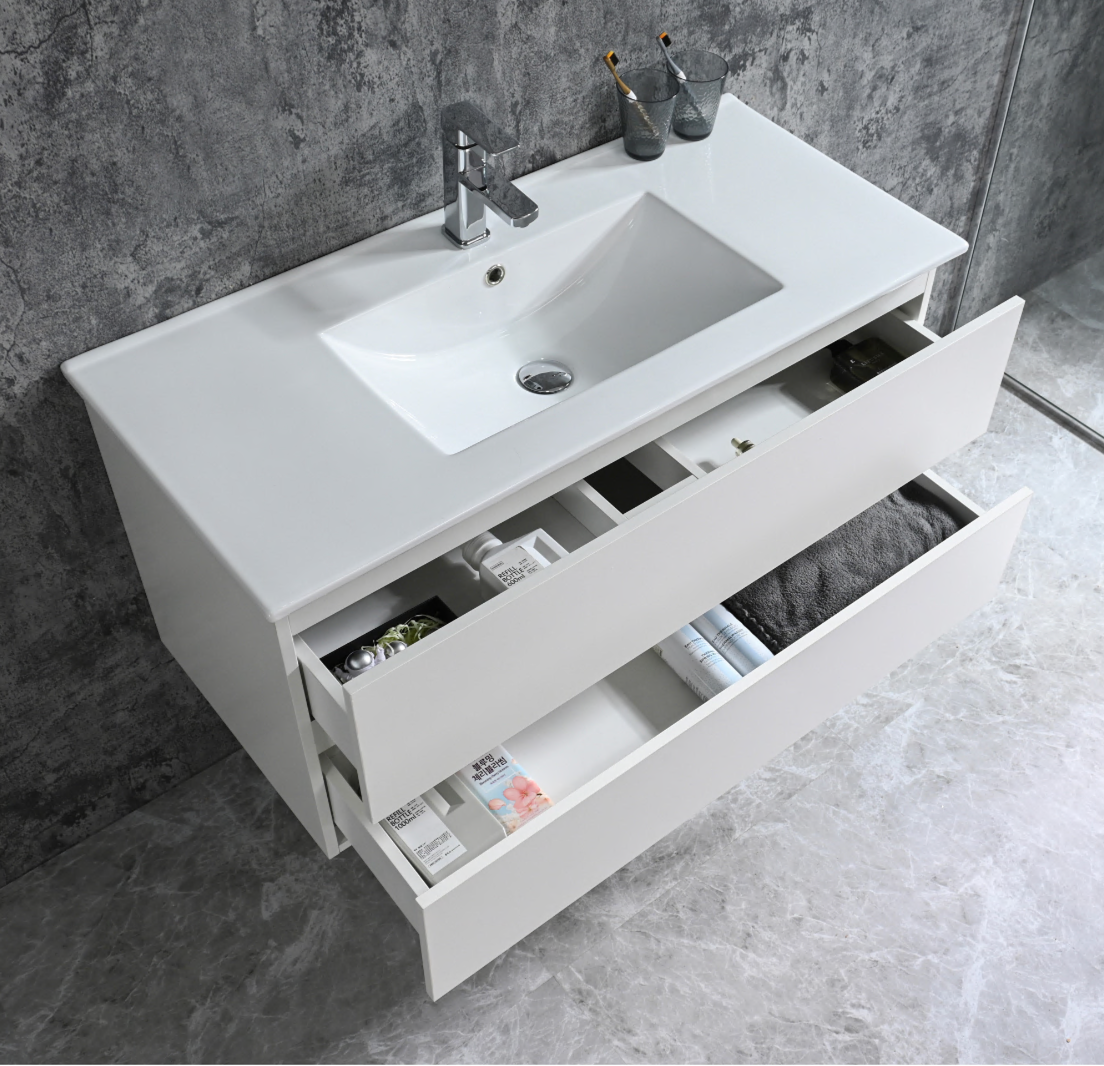 MUEBLE DE BAÑO CORBO 100 BLANCO