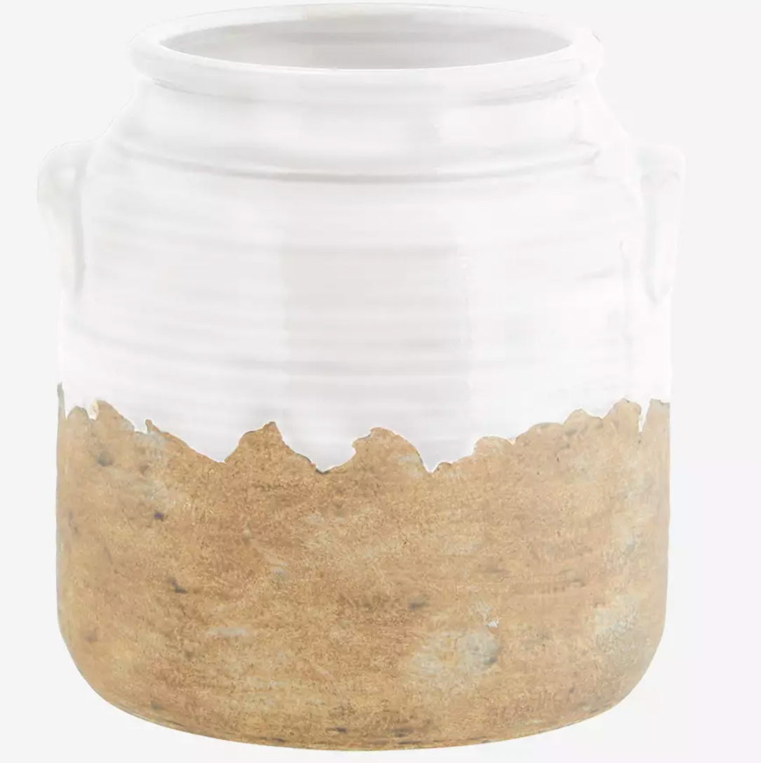 Earthenware vase