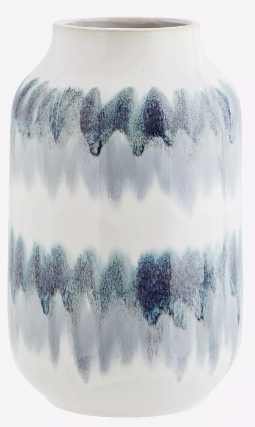 Steingut Vase