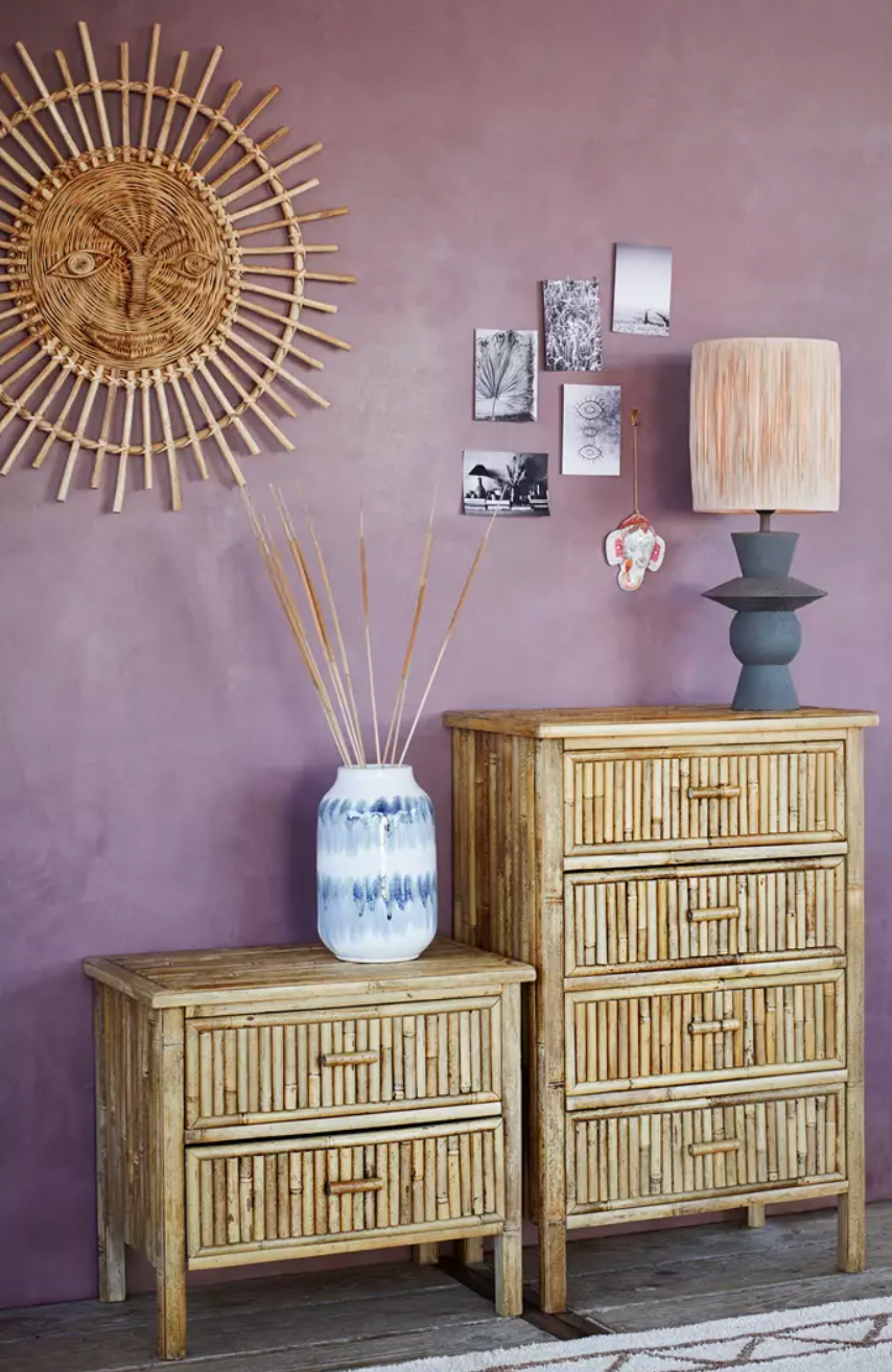Steingut Vase