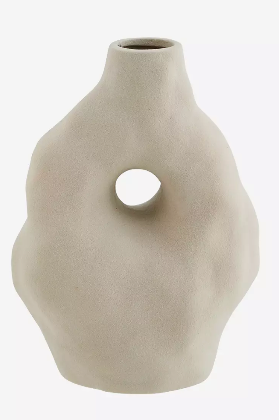 Steingut Vase