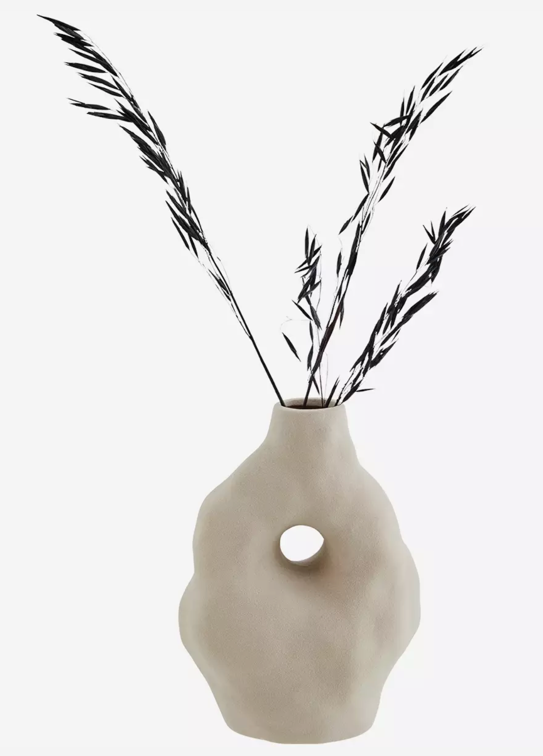 Steingut Vase