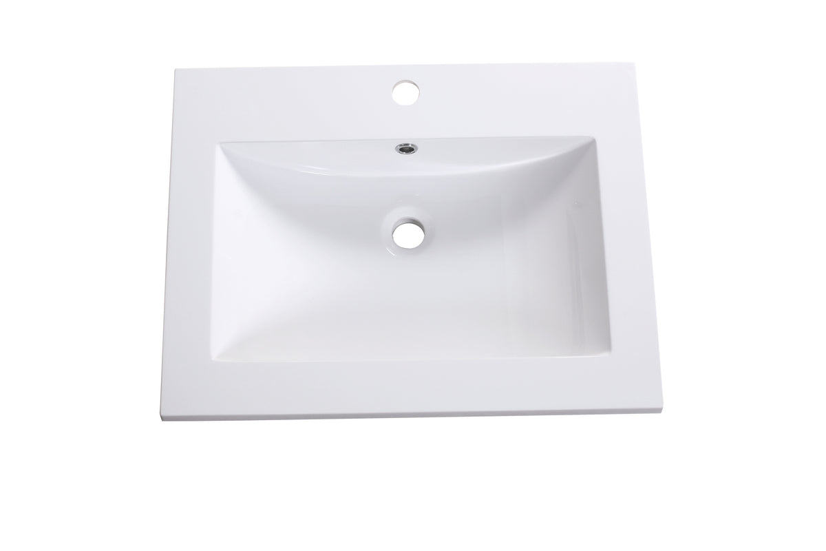 Waschbecken aus Mineralguss 60x46x11,2 cm