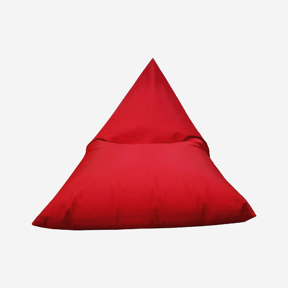 Mr. Bean Sitzsack Triangle in ROT