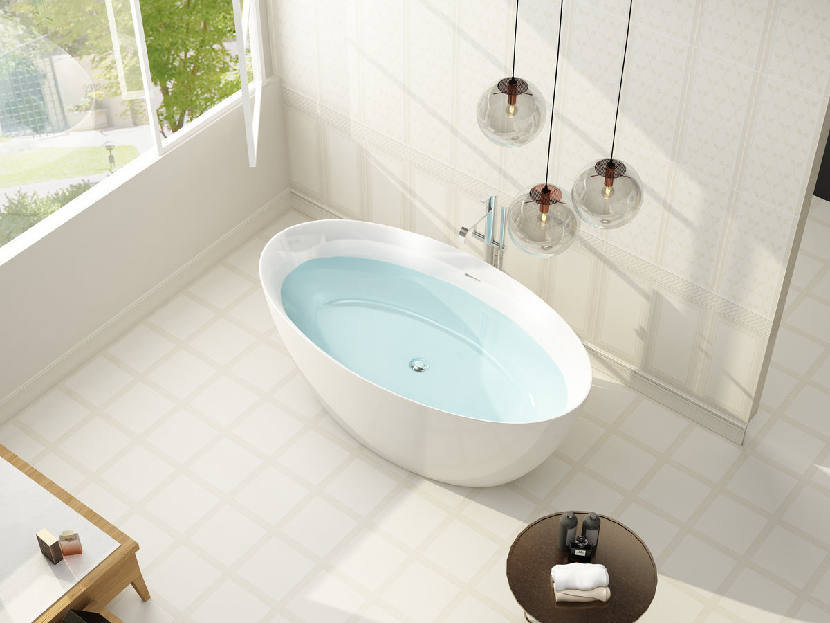 Freistehende Badewanne MIAMI 170x82x58,5 cm