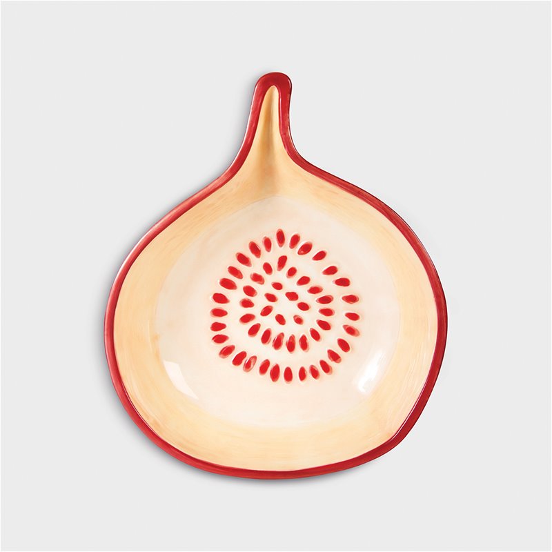 Decorative bowl of figs