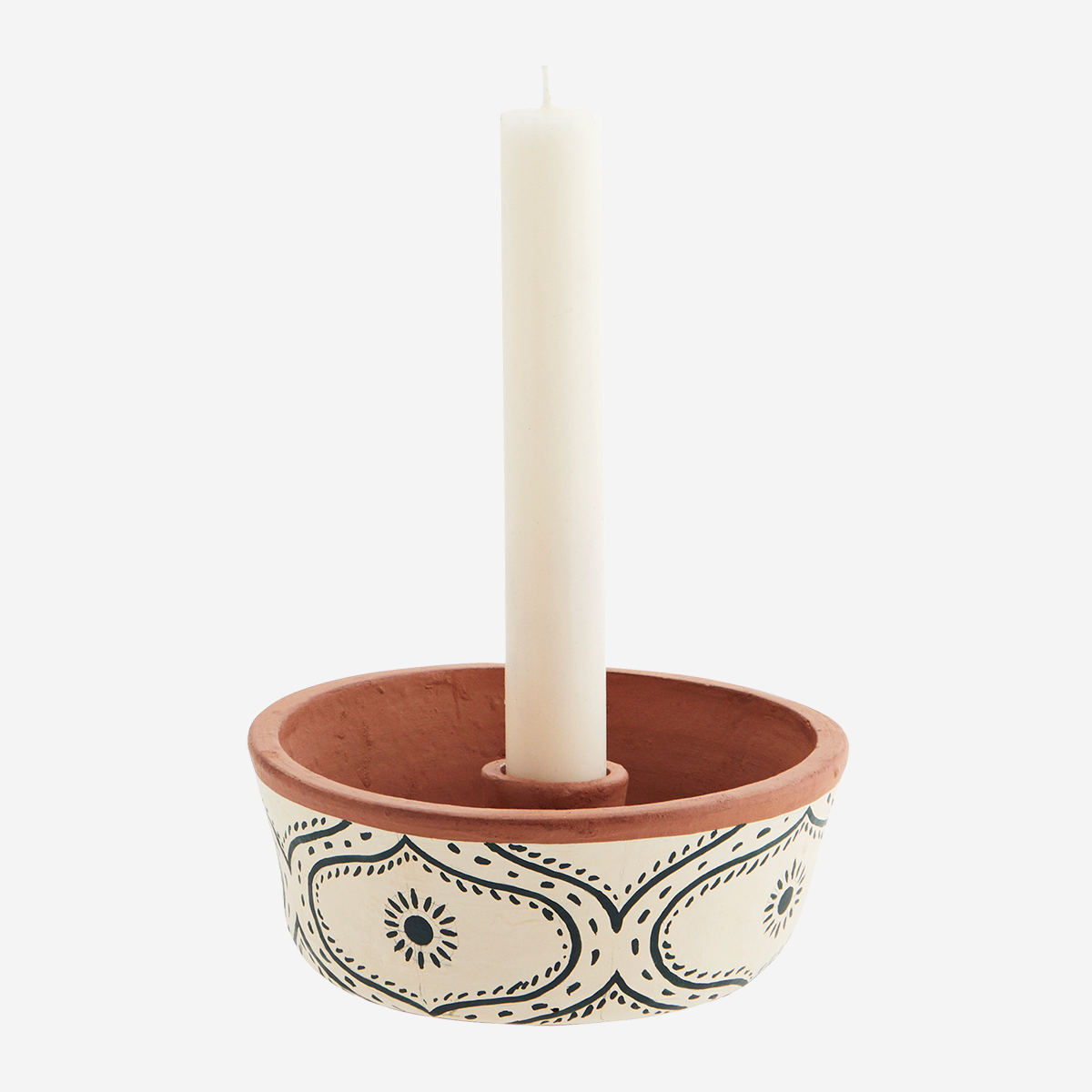 Hand painted candle holder