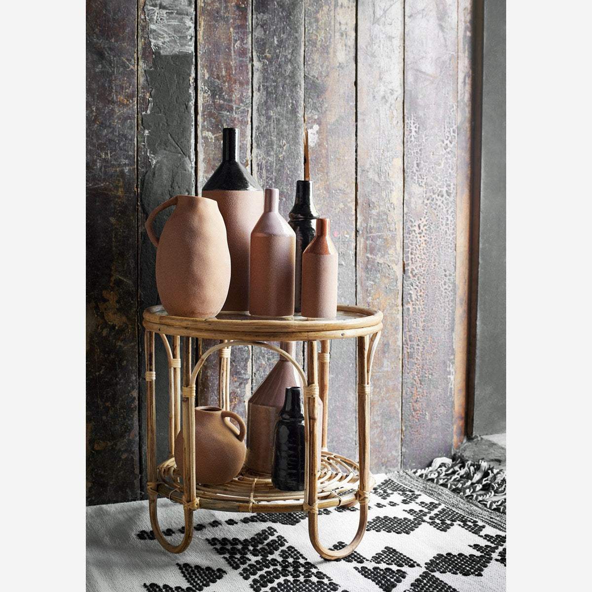 Stoneware vase Dusty Rose