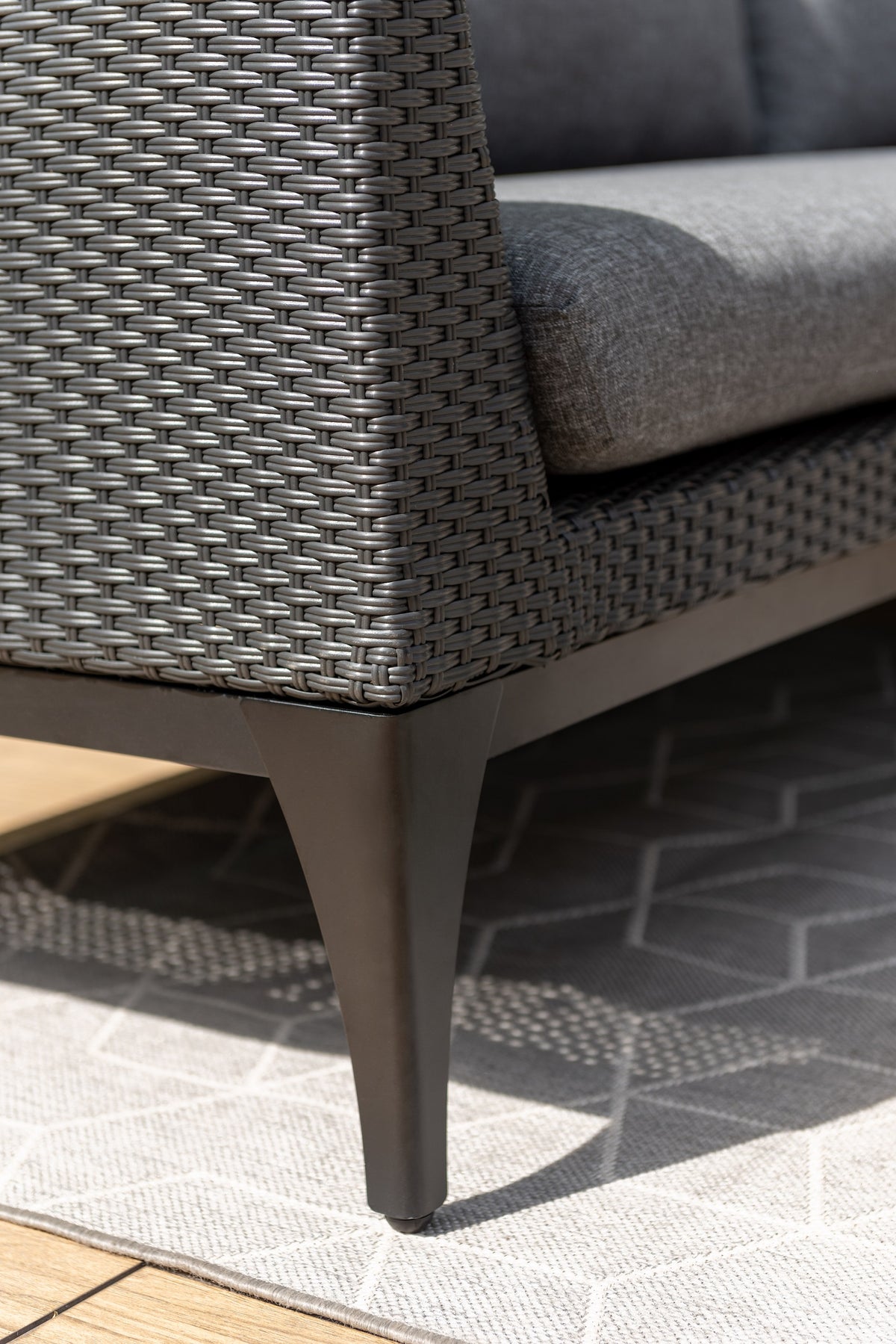 Infinity Sofa-Set inkl. Sitz- und Rückenkissen, schwarz