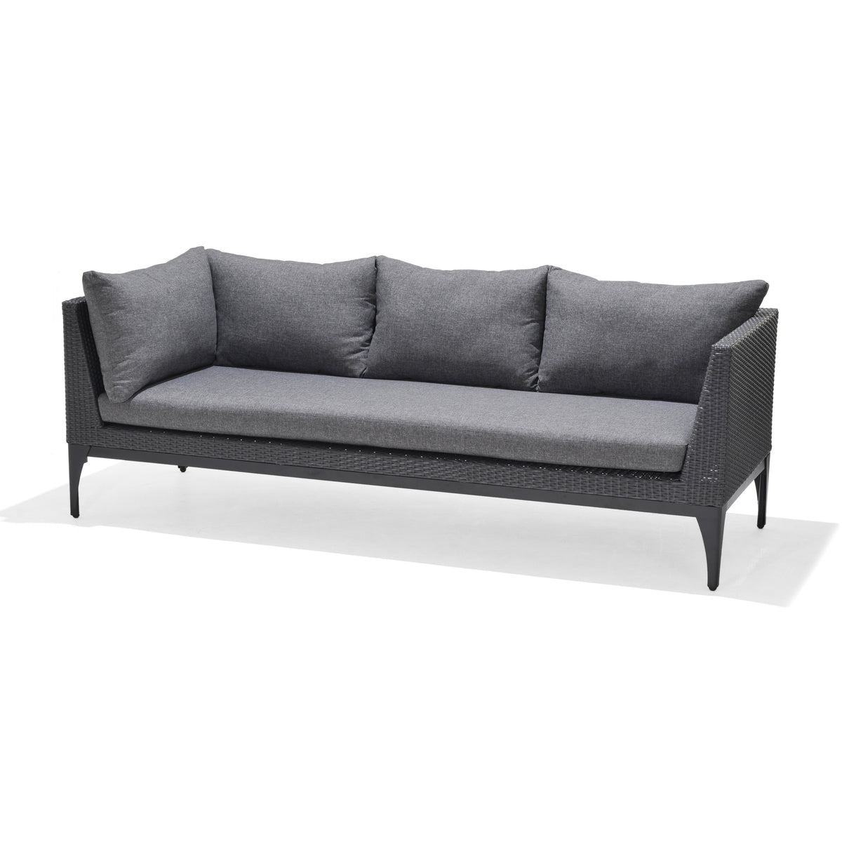 Infinity Sofa-Set inkl. Sitz- und Rückenkissen, schwarz